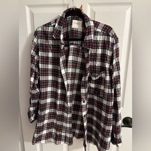 BRAND NEW never worn Abercrombie and fitch flannel! XL
